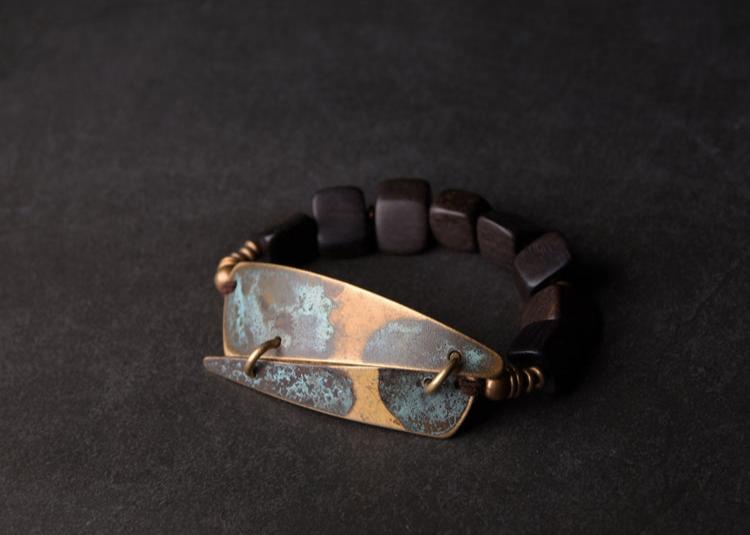 Ebony & Bronze Heritage Bracelet