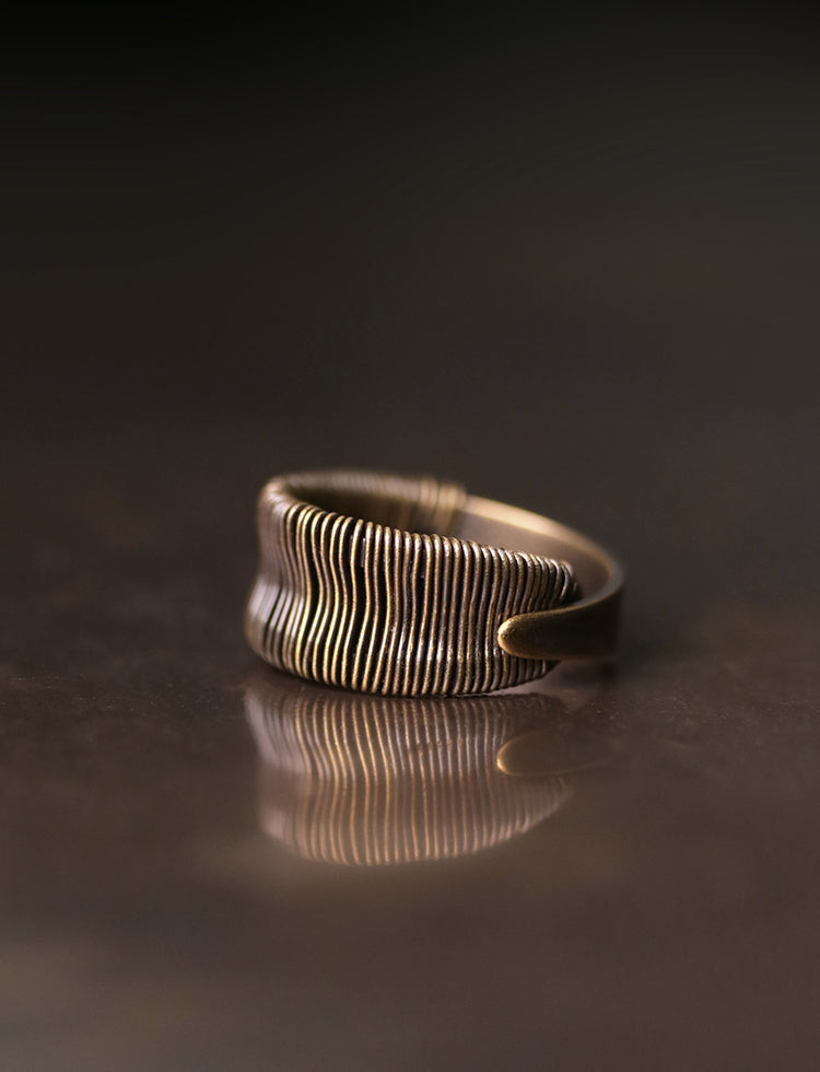 Eternal Brass Wrap Ring