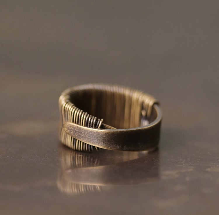 Eternal Brass Wrap Ring