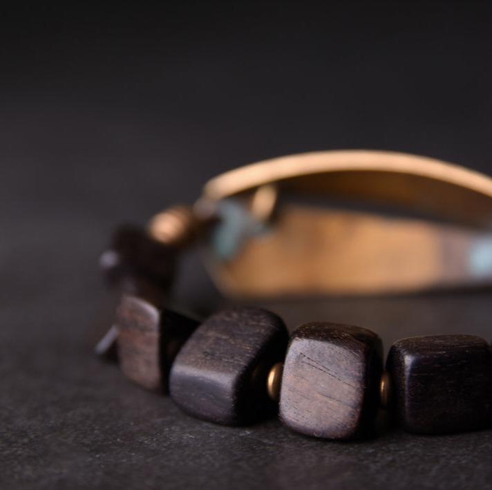 Ebony & Bronze Heritage Bracelet