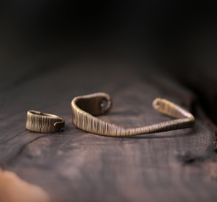 Eternal Brass Wrap Ring