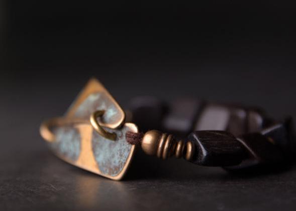 Ebony & Bronze Heritage Bracelet