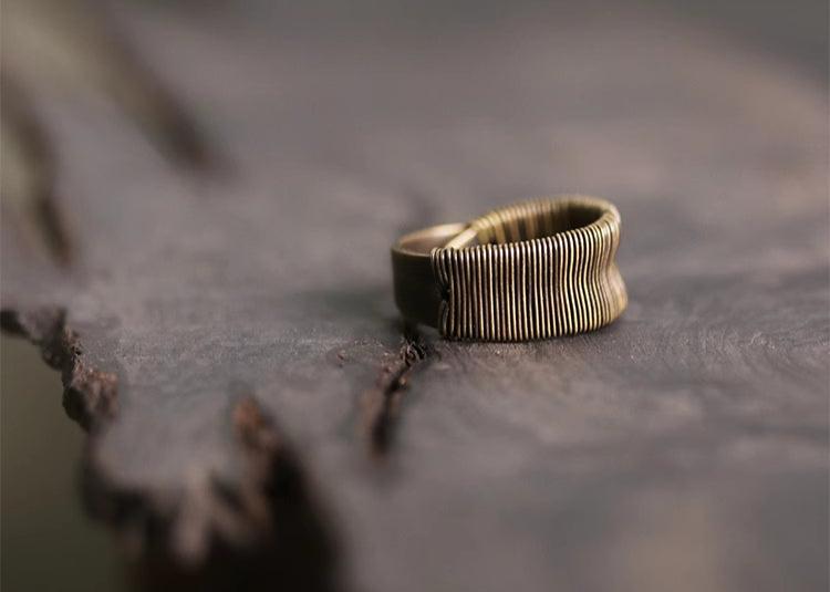 Eternal Brass Wrap Ring