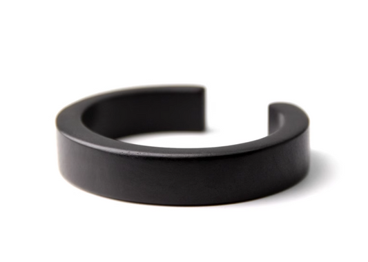 Ebony Open Cuff Heritage Bangle