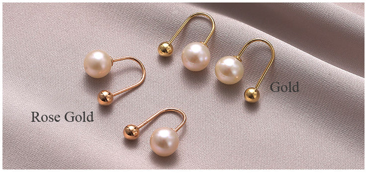 Akoya Hook Pearl Earrings 18K